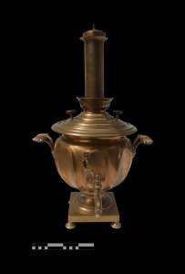 Mosazný ruský samovar